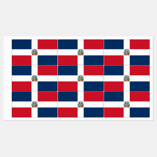 Vlag van de Dominicaanse Republiek Labels