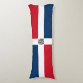 Vlag van de Dominicaanse Republiek Lichaamskussen (Voorkant Verticaal)