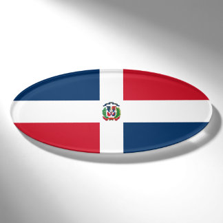 Vlag van de Dominicaanse Republiek Naambadge
