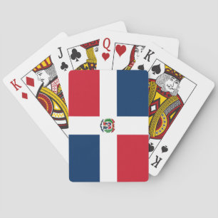 Vlag van de Dominicaanse Republiek Pokerkaarten