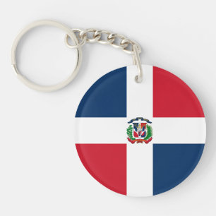 Vlag van de Dominicaanse Republiek Sleutelhanger