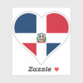 Vlag van de Dominicaanse Republiek Sticker (Vel)