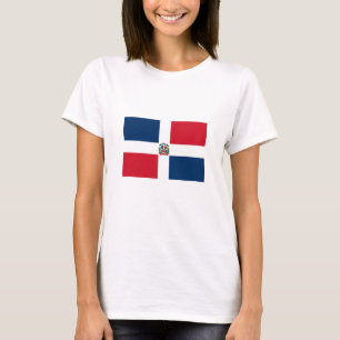 Vlag van de Dominicaanse Republiek T-shirt