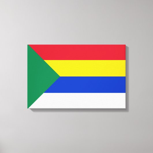 Vlag van de Druzen Religie Canvas Afdruk (Voorkant)