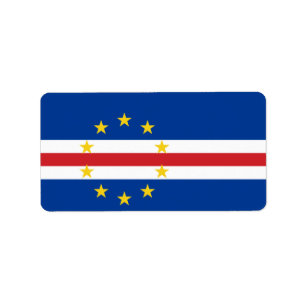 Vlag van de etiketten van Kaapverdië
