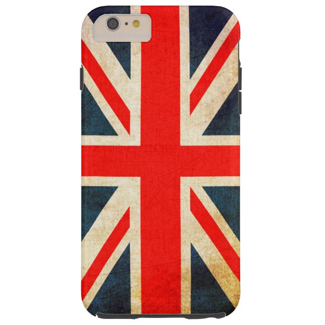 Vlag van de EU-vlag in Grunge Case-Mate iPhone Case (Achterkant)