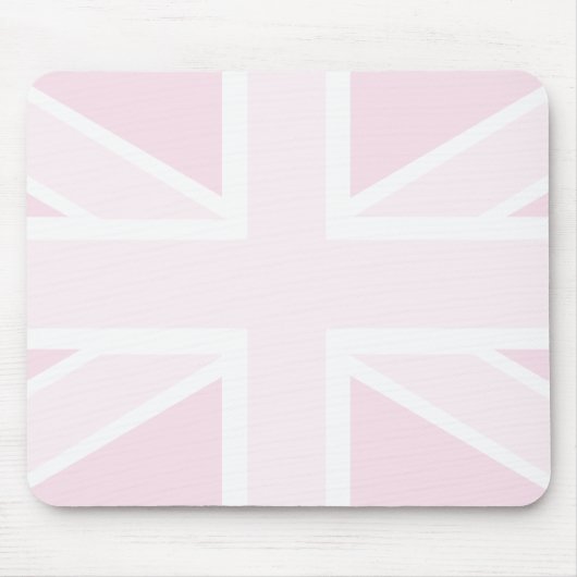 Vlag van de EU-vlag in roze Mousepad Muismat (Voorkant)