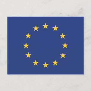 Vlag van de Europese Unie Briefkaart