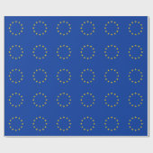 Vlag van de Europese Unie Cadeaupapier (Vlak)