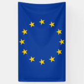 Vlag van de Europese Unie EU Spandoek (Verticaal)