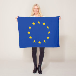 Vlag van de Europese Unie Fleece Deken