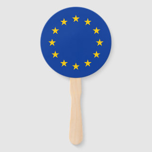 Vlag van de Europese Unie Handwaaier