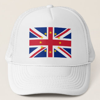 Vlag van de Europese Unie in Groot-Brittannië Trucker Pet