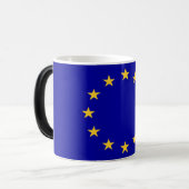 vlag van de europese unie magische mok (Voorkant links)
