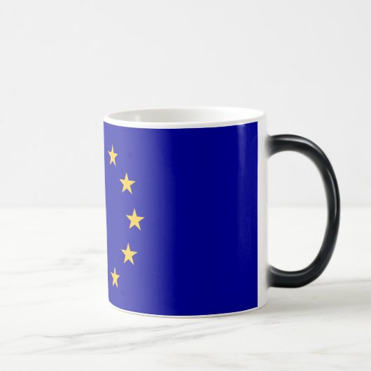 vlag van de europese unie magische mok (Rechts)