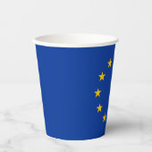 Vlag van de Europese Unie Papieren Bekers (Voorkant)