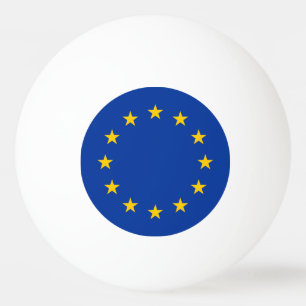 Vlag van de Europese Unie Pingpongballen