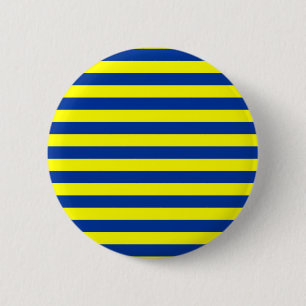 Vlag van de Europese Unie Strepen Patroon Symbool  Ronde Button 5,7 Cm