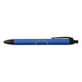 Vlag van de Europese Unie Zwarte Inkt Pen (Bovenkant)