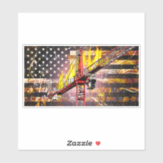 Vlag van de exploitant van de toren sticker