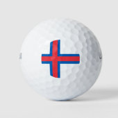 vlag van de Faeröer Golfballen (Voorkant)