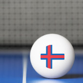 vlag van de Faeröer Pingpongballen (Net)