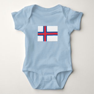 vlag van de Faeröer Romper