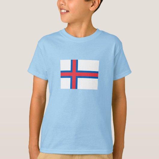 vlag van de Faeröer T-shirt (Voorkant)