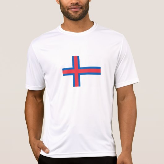 vlag van de Faeröer T-shirt (Voorkant)