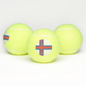 vlag van de Faeröer Tennisballen (Multi)