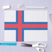 vlag van de Faeröer Tissuepapier (Craft)