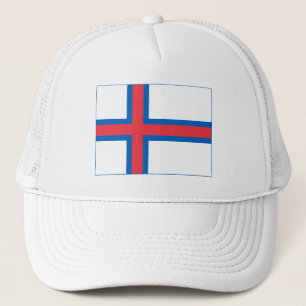 vlag van de Faeröer Trucker Pet