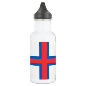 vlag van de Faeröer Waterfles (Links)