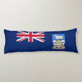 Vlag van de Falklandeilanden Lichaamskussen (Achterkant)