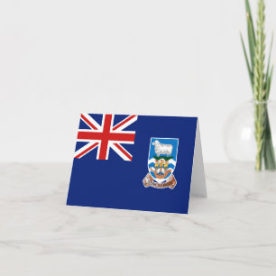 Vlag van de Falklandeilanden Notitiekaart