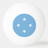 Vlag van de Federale Staten van Micronesia Pingpongballen (Achterkant)