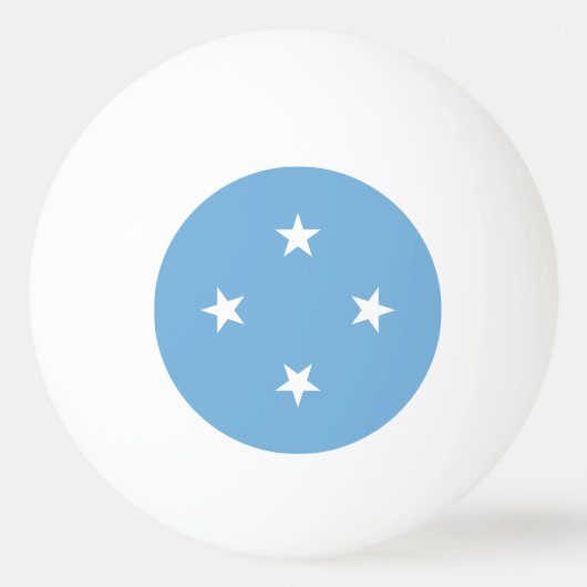 Vlag van de Federale Staten van Micronesia Pingpongballen (Voorkant)