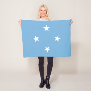 Vlag van de Federale Staten van Micronesië Fleece Deken