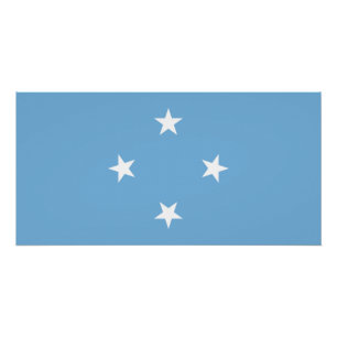 Vlag van de Federale Staten van Micronesië Perfect Poster