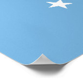 Vlag van de Federale Staten van Micronesië Poster (Hoek)