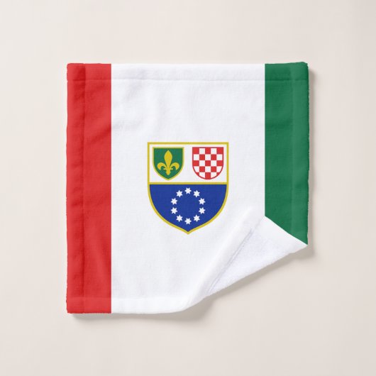 Vlag van de Federatie Bosnië en Herzegovina Bad Handdoek (Wasdoekje)