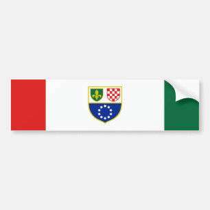 Vlag van de Federatie Bosnië en Herzegovina Bumpersticker
