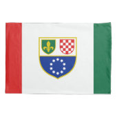Vlag van de Federatie Bosnië-Herzegovina Kussensloop (Achterkant)