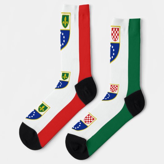 Vlag van de Federatie Bosnië-Herzegovina Sokken (Links)