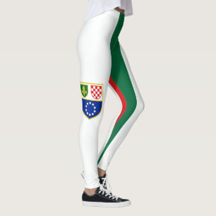 Vlag van de Federatie van Bosnië en Herzegovina Leggings