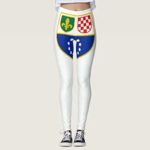 Vlag van de Federatie van Bosnië en Herzegovina Leggings