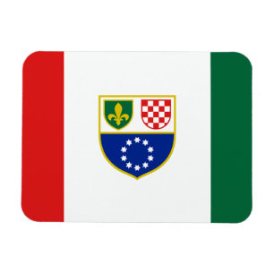 Vlag van de Federatie van Bosnië en Herzegovina Magneet