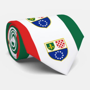 Vlag van de Federatie van Bosnië en Herzegovina Stropdas