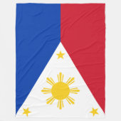 Vlag van de Filipijnen Fleece Deken (Voorkant)