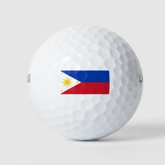 Vlag van de Filipijnen Golfballen (Voorkant)